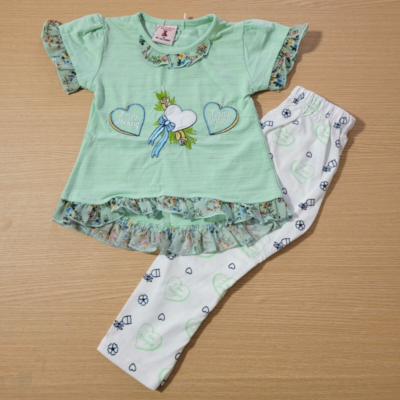 Adorable two-piece baby pajama set