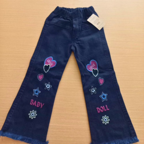 Cute Blue Flare Pants for Kids!